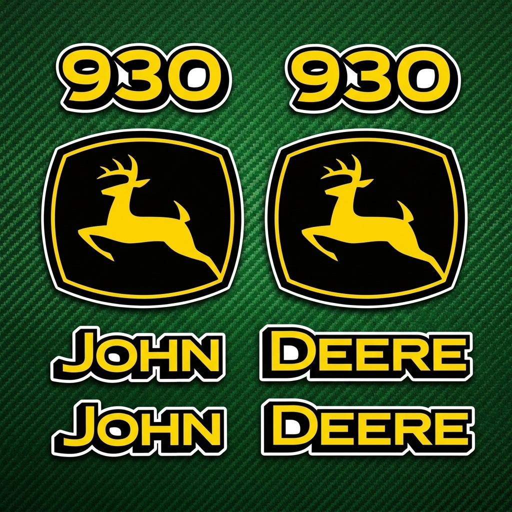 Комплект наклейок для жатки John Deere 930 — фото 2