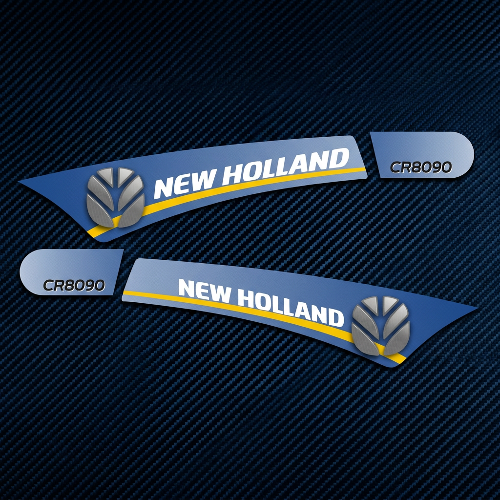 Комплект наклейок для комбайна New Holland CR8090 — фото 2